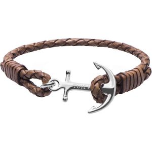 Tom Hope Cognac Brown Armband TM0221Maat M (Lengte: 18.00-19.50 cm)