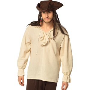 Boland - Shirt Buccaneer (M) - Volwassenen - Piraat - Piraten