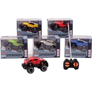 Johntoy Rc Jeep Met Afstandbediening Schaal 1:43 Groen