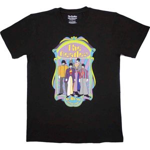 The Beatles - Yellow Submarine Sub Band Frame v2 Heren T-shirt - 2XL - Zwart