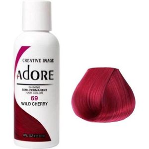 Adore Shining Semi Permanent Hair Color Wild Cherry-69 Haarverf