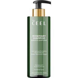 Rozemarijnshampoo voor betere haargroei met keratine, biotine en collageenextract - Rosemary Shampoo - Effectieve rozemarijn shampoo tegen haaruitval, dunner wordend haar en voor betere haargroei
