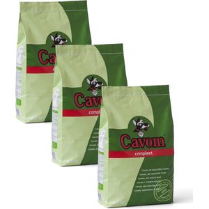 Cavom Compleet Adult - Vlees - Hondenvoer - 3 x 5 kg