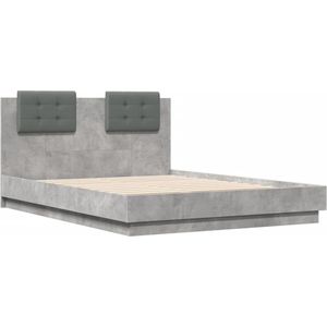 vidaXL-Bedframe-met-hoofdeinde-bewerkt-hout-betongrijs-120x190-cm