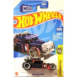 HOT WHEELS BRICK AND MOTOR 25/250 1:64 EXPERIMOTORS DARK BLUE