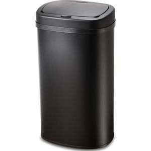 Bayt Prullenbak - Prullenbak 60 Liter - Touch Bin - Vuilnisbak - Afvalbak - Metaal - Zwart