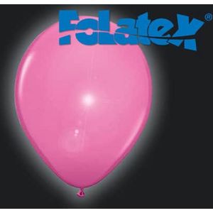 Folat - LED ballonnen Licht Roze 30 cm 5 stuks