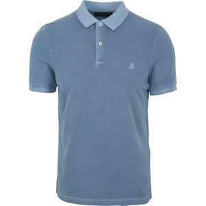 Marc O'Polo shaped fit polo - heren poloshirt - donkerblauw - Maat: S
