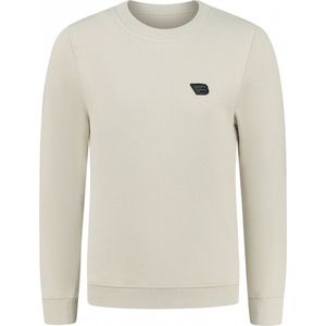 Ballin Amsterdam - Jongens Slim fit Sweaters Crewneck LS - Sand - Maat 12