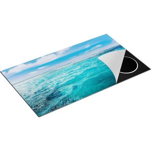 Chefcare Inductie Beschermer Blauwe Caribische Zee Water - 91,6x52,7 cm - Afdekplaat Inductie - Kookplaat Beschermer - Inductie Mat