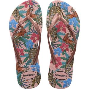 Havaianas Slim Tropical Dames Slippers - Rose - Maat 35/36