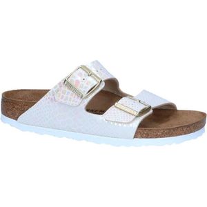 Birkenstock Arizona - Slippers - Shiny Snake Creme - Smal - Maat 43