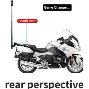 Motor kit Voor Insta360 - Insta360 Motorcycle Mount - Motor bundle Voor Insta360 - Selfie stick 1.1 m- Insta360 One X4 X3 X2 X R GO Ace GO3 GO 3s - Zeer duurzaam - Motor mount + Invisible Selfie Stick voor Insta360- Invisible Selfie Stick 1.1m