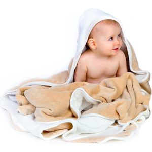 Cuddledry - Originele Cuddledry handdoek - Oatmeal/white - One size