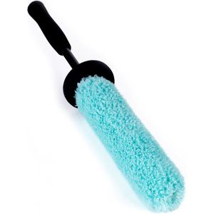 #krytexpower - Microvezel velgenborstel - wheel brush - green - cyaan
