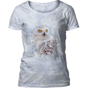 Ladies T-shirt Snowy Owl Sanctuary XXL