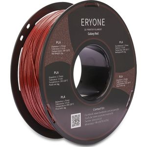 Eryone - Galaxy Red - PLA Filament - 1Kg 1.75mm - Voor 3D-printer en 3D-pen - Rood