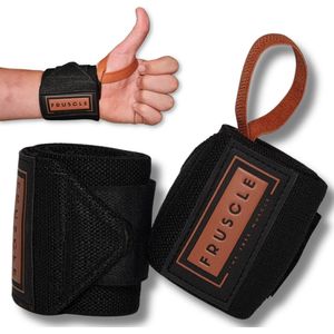 Fruscle Wrist Wraps - Polsband - Polsbandage - extra stevige Polsbrace - crossfit - fitness - 2 stuks