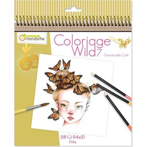 Coloriage Wild Colouring Book deel 7 by Emmanuelle Colin spiraal gebonden - kleurboek voor volwassenen