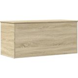 vidaXL - Opbergboxx42x46 - cm - bewerkt - hout - sonoma - eikenkleurig