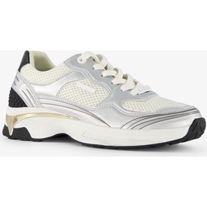 Hush Puppies dames dad sneakers zilver wit - Maat 39