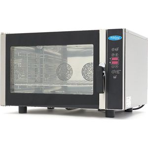 Combisteamer 4 Bakken (1/1 GN / 60 x 40 cm) Digitaal Display 400V