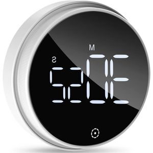Digitale Keukentimer - Magnetisch en Luid Alarm - Wit
