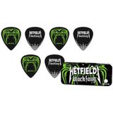 Dunlop James Hetfield Metallica opbergblikje Black Fang plectrums 0.94 mm