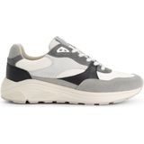 Travelin' Ryde - Heren sneakers - 100% leer - Grijs-blauw