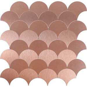 Zelfklevende Visschub Rose Goud