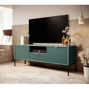 Meubella - TV-Meubel Navil - Groen - 154 cm