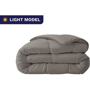 Zelesta Royalbed Light Tender grey 140x200cm - Dekbed zonder overtrek - Wasbaar hoesloos dekbed - Bedrukt dekbed - Zomerdekbed