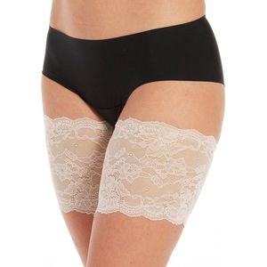 MAGIC Bodyfashion Be Sweet To Your Legs Lace Dijenbanden - Ivory - Maat 3XL