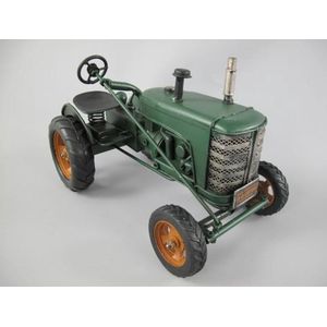 tractor - klassieke trekker - ijzer - 16 cm hoog
