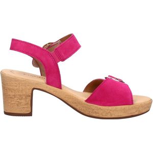 Gabor Sanalen met hak roze Suede - Dames - Maat 41