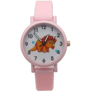 Horloge voor Kinderen - Dino - Kast 34 mm - Roze