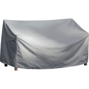 Beschermhoes voor tuinbank | 163 x 70 x 63/86 cm | polyesterweefsel van het type Oxford 600D, kleur: grijs.