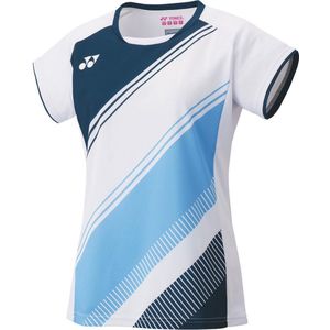 Yonex French National Team T-shirt Met Korte Mouwen Wit XS Vrouw
