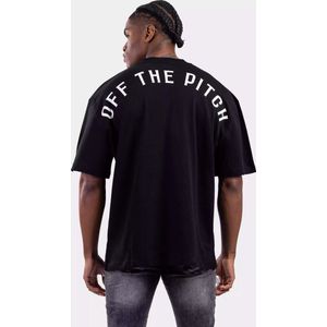 Off The Pitch Loose Fit Pitch T-Shirt Heren Zwart - Maat: M