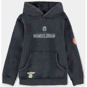 Disney Star Wars - The Mandalorian The Child Kinder hoodie/trui - Kids 146 - Zwart