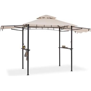 Steakhouse Wings paviljoen 244x260x152cm 160 g/m² polyester staal beige