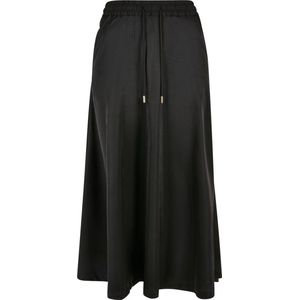 Urban Classics - Satin Lange rok - XS - Zwart