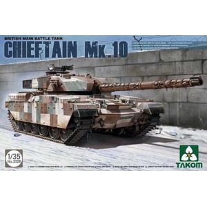 1:35 Takom 2028 British Main Battle Tank Chieftain Mk.10 Plastic Modelbouwpakket