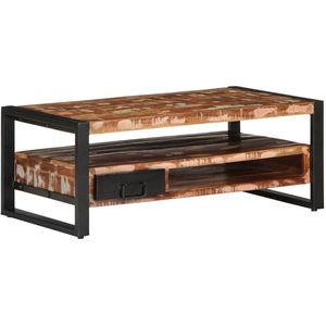 vidaXL Salontafel - 90x50x36 cm - Gerecycled Hout Salontafel - Salontafels - Bijzettafel - Banktafel