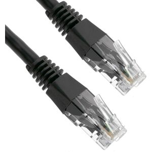 BeMatik - 3 m zwarte Cat.6 UTP Ethernet-netwerkkabel