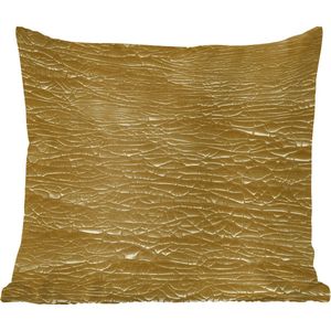 Sierkussens - Kussentjes Woonkamer - 45x45 cm - Goud - Verf - Abstract