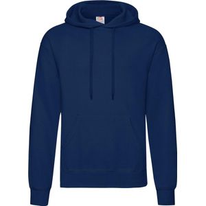 Fruit Of The Loom Heren Sweatshirt Met Capuchon / Hoodie (Marine)