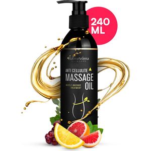 Rubio Arôma Anti-Cellulite Olie - 240ml - Massage Olie - Natuurlijk Ingrediënten - Olie Tegen Cellulite - Therapeutisch - Verstevigend