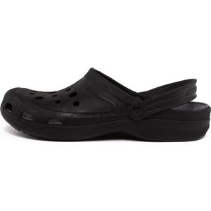 Buckhead- Crocs Achtige Slipper -Dames-Heren-Kinderen slipper- Antibacterieel slipper- Anatomisch- Zwart - Maat 37-38