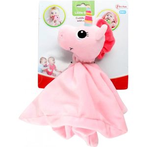 Toi-toys Knuffeldoekje Eenhoorn Meisjes 30 Cm Pluche Roze